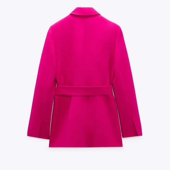 NWT! Zara Fuchsia Blazer! Size XS! - Picture 3 of 13